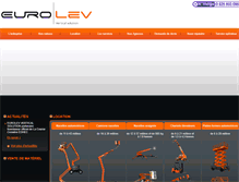 Tablet Screenshot of eurolev.fr